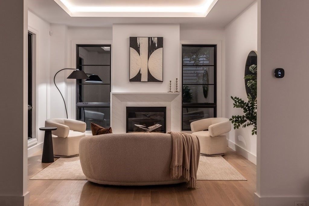 Fireplace, Interior, Living room, Wood Texture Flooring