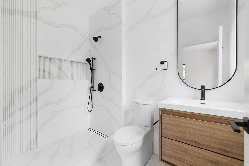 Bathroom, Interior, Marble Walls
