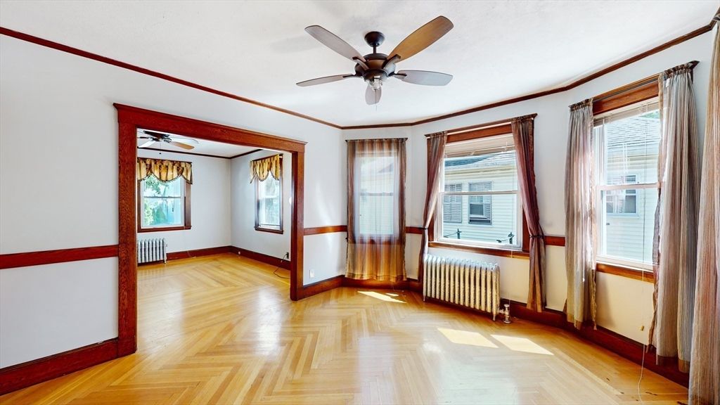 Empty room, Interior, Wood Texture Flooring