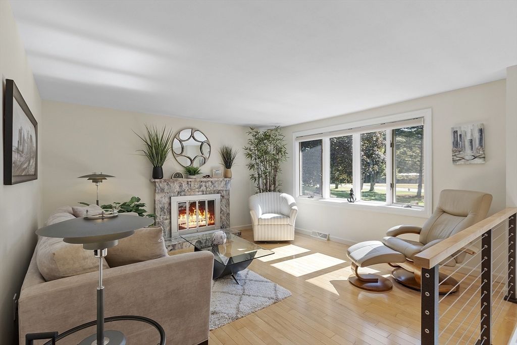 Fireplace, Interior, Living room, Wood Texture Flooring