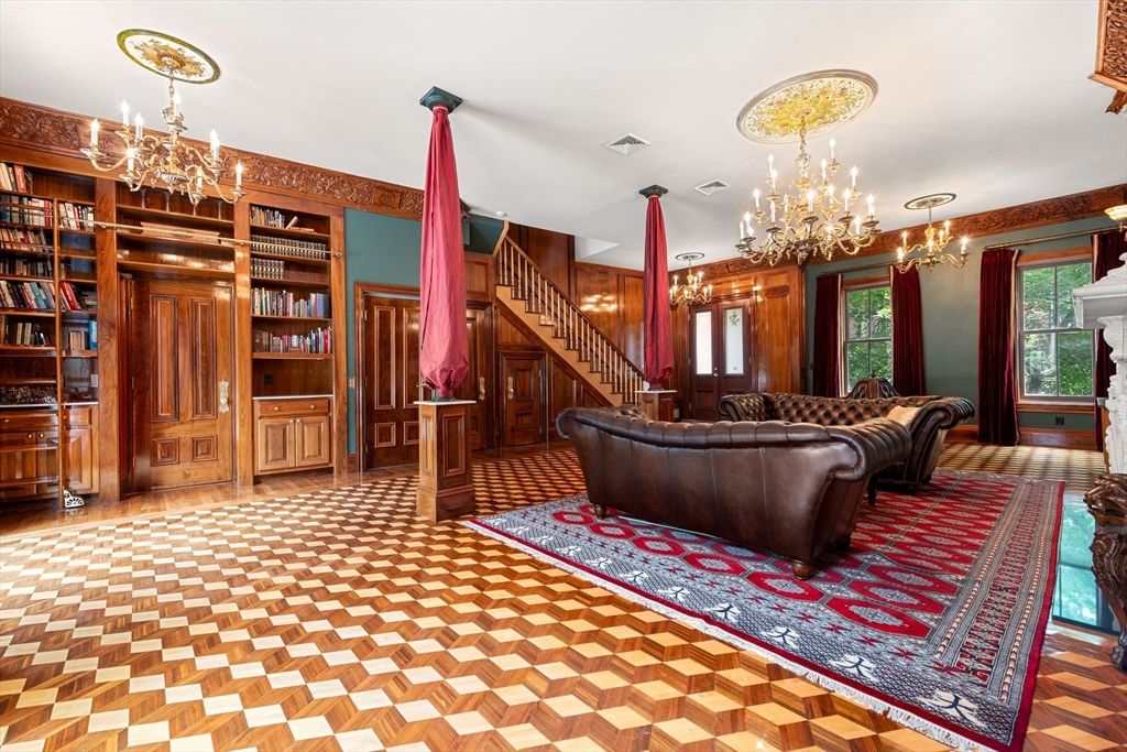 Chandelier, Interior, Recessed Lighting