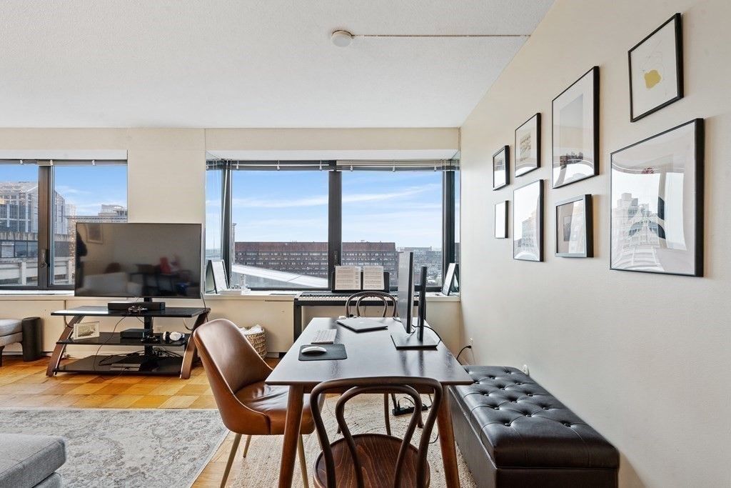 Home Office, Interior, Wood Texture Flooring