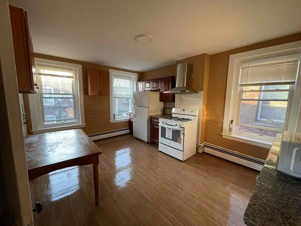 Interior, Kitchen, Wood Texture Flooring