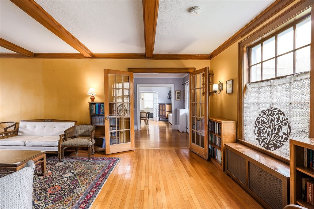 Interior, Living room, Wooden Beams, Wood Texture Flooring