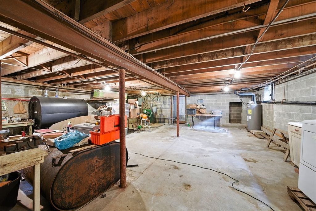 Interior, Stone Walls, Wooden Beams
