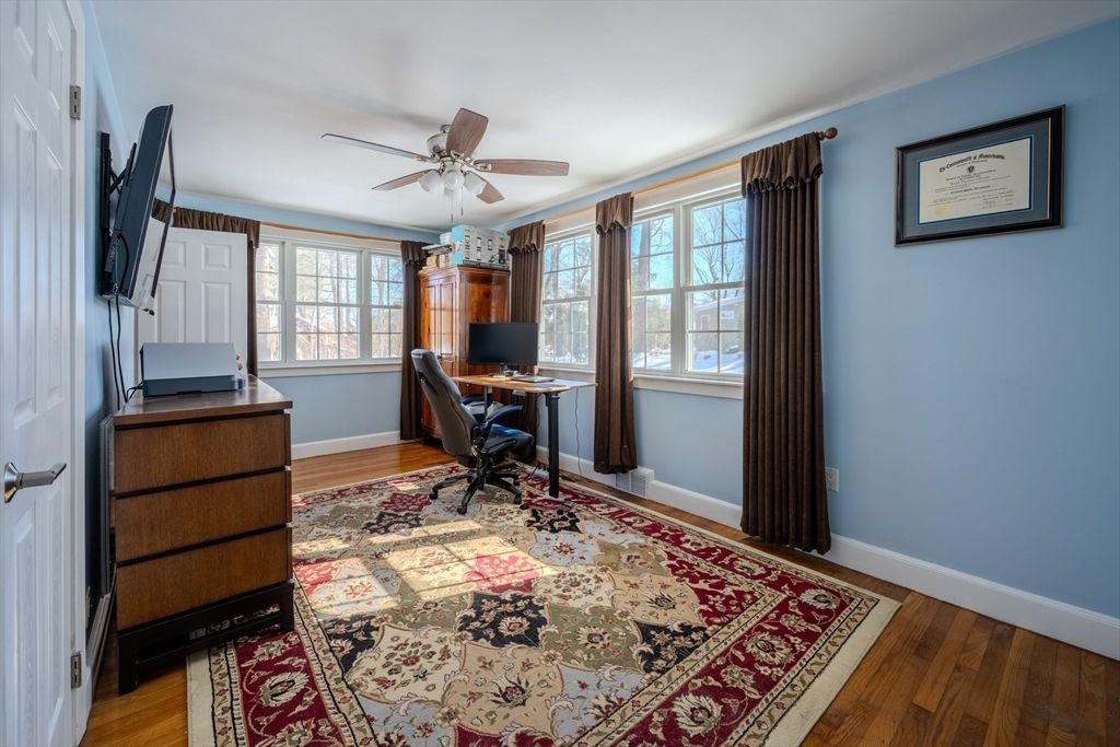 Home Office, Interior, Wood Texture Flooring
