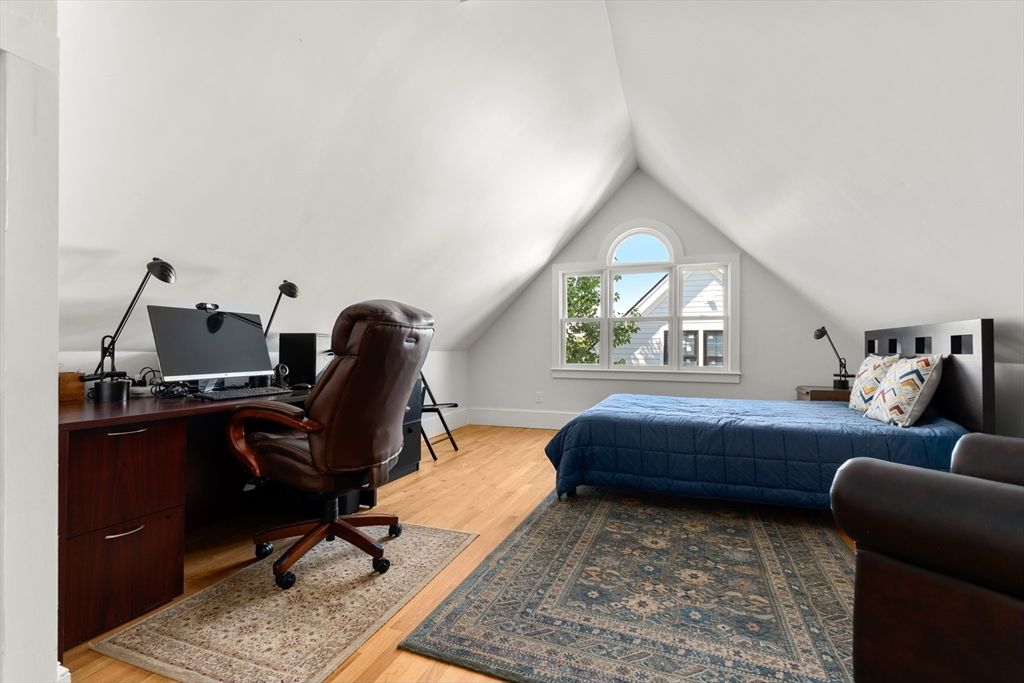 Home Office, Interior, Wood Texture Flooring