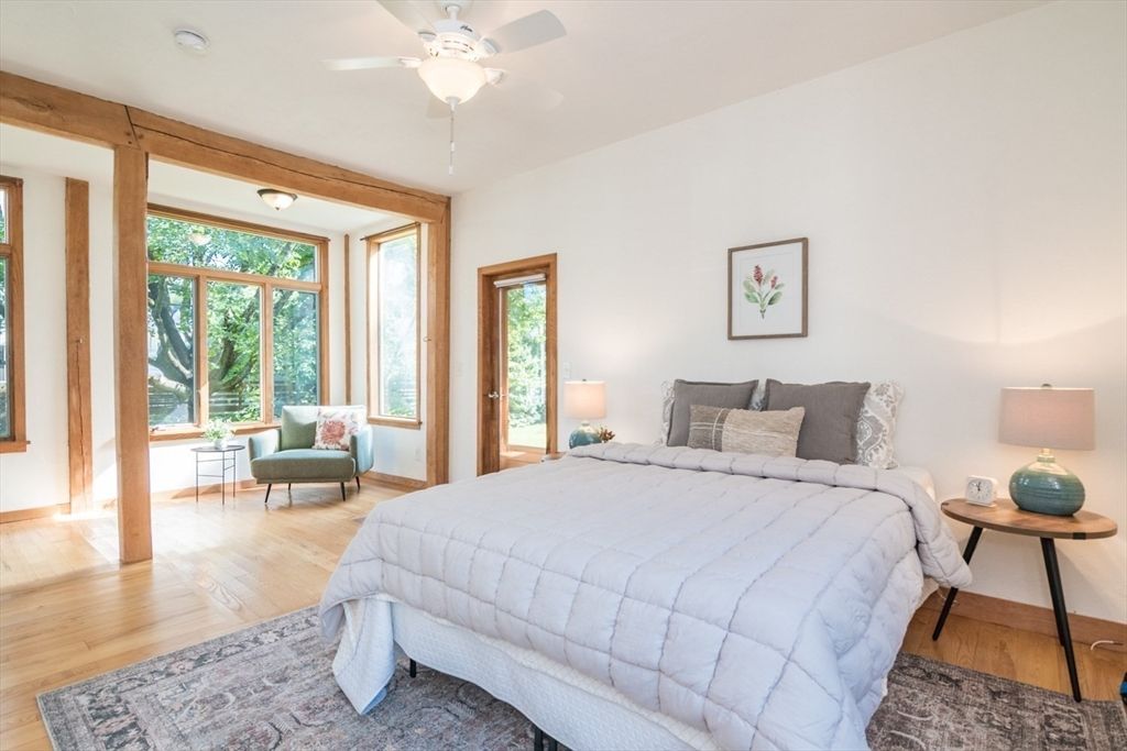 Bedroom, Interior, Wood Texture Flooring
