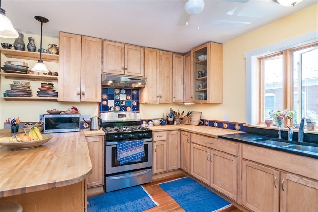 Interior, Kitchen, Wood Texture Flooring