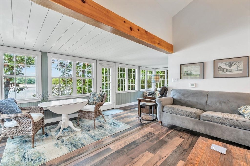 Interior, Living room, Wooden Beams, Wood Texture Flooring