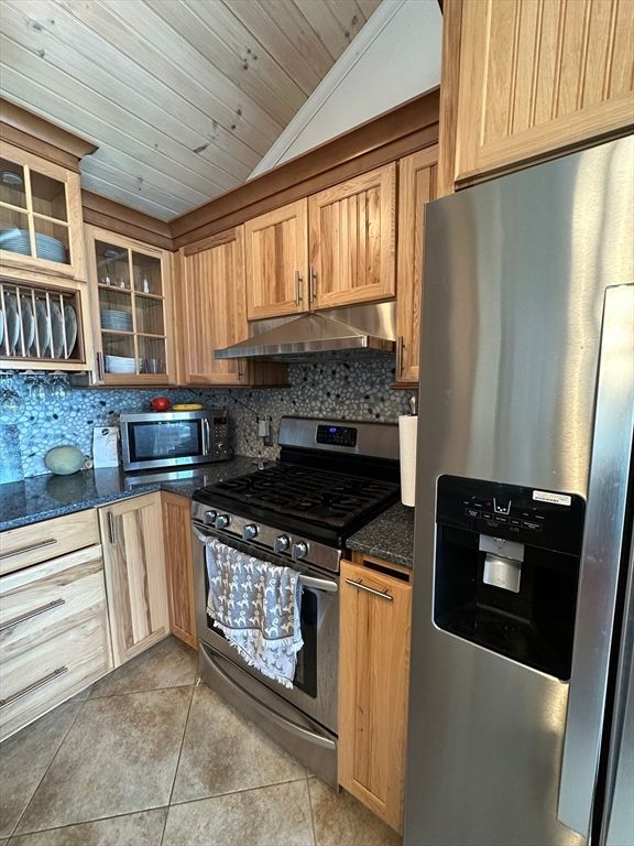 Interior, Kitchen, Stainless Steel Appliances, Wooden Ceilings