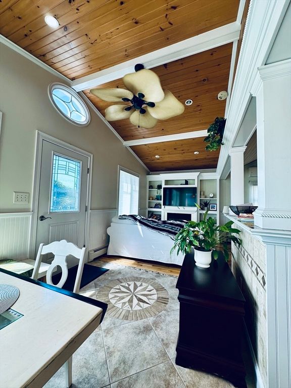 Interior, Recessed Lighting, Wooden Ceilings