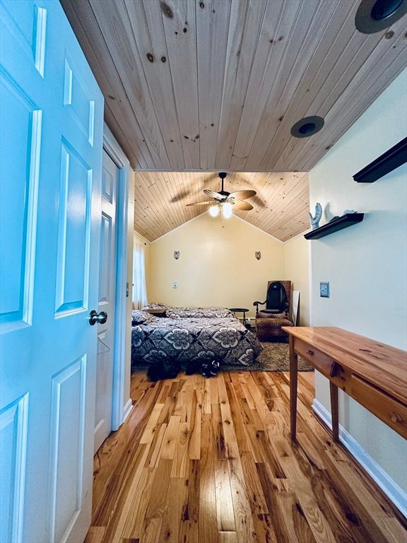 Bedroom, Interior, Wooden Ceilings, Wood Texture Flooring