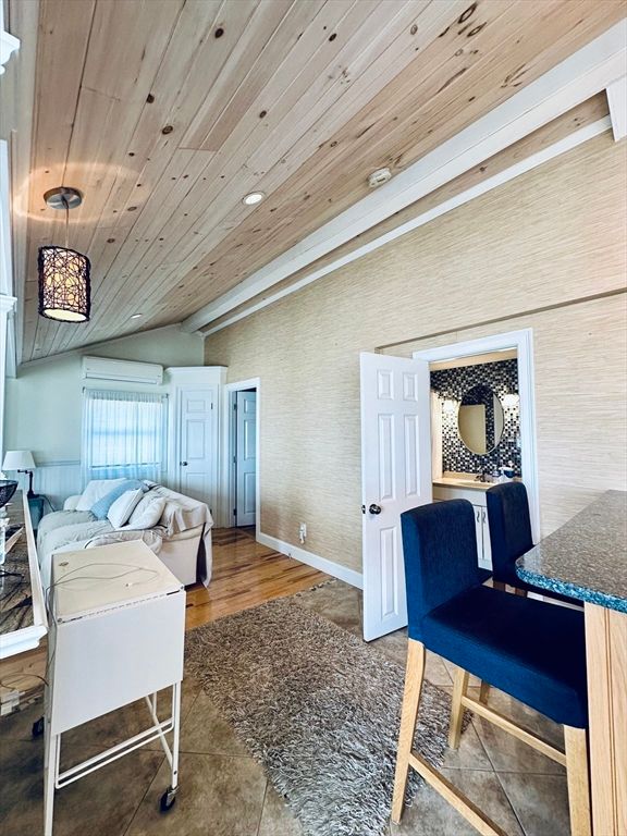 Interior, Living room, Recessed Lighting, Wooden Ceilings, Wood Texture Flooring