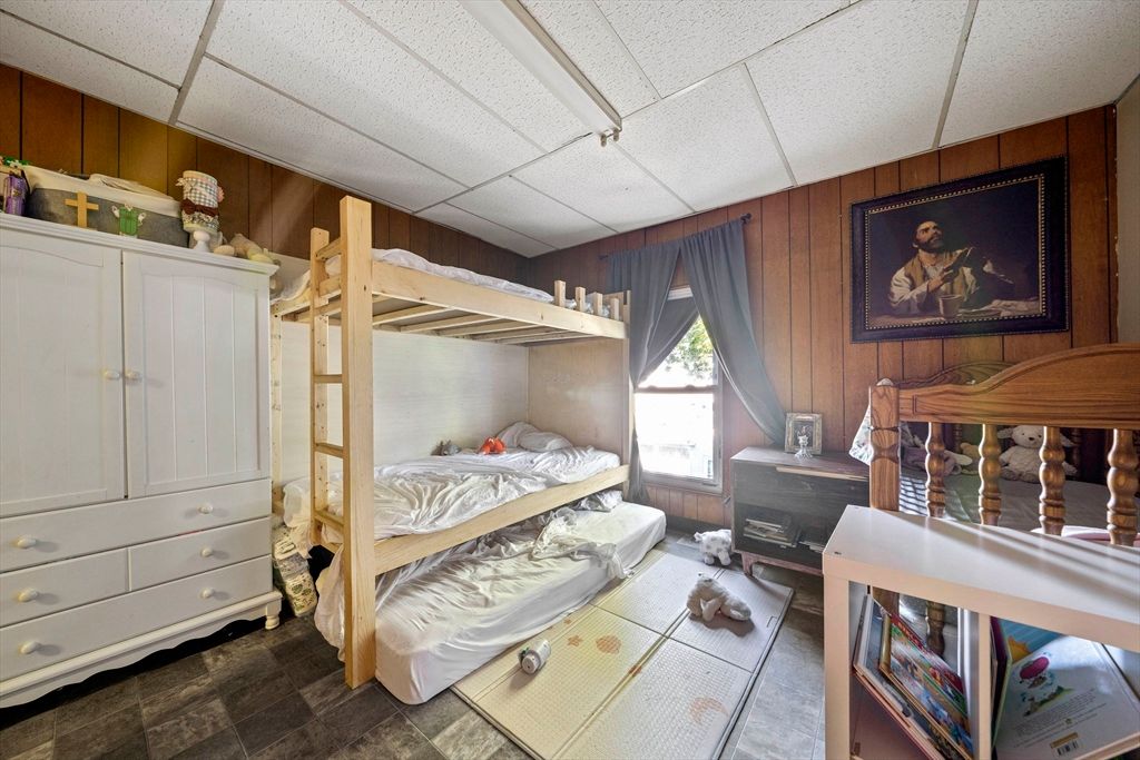 Bedroom, Interior, Wooden Walls
