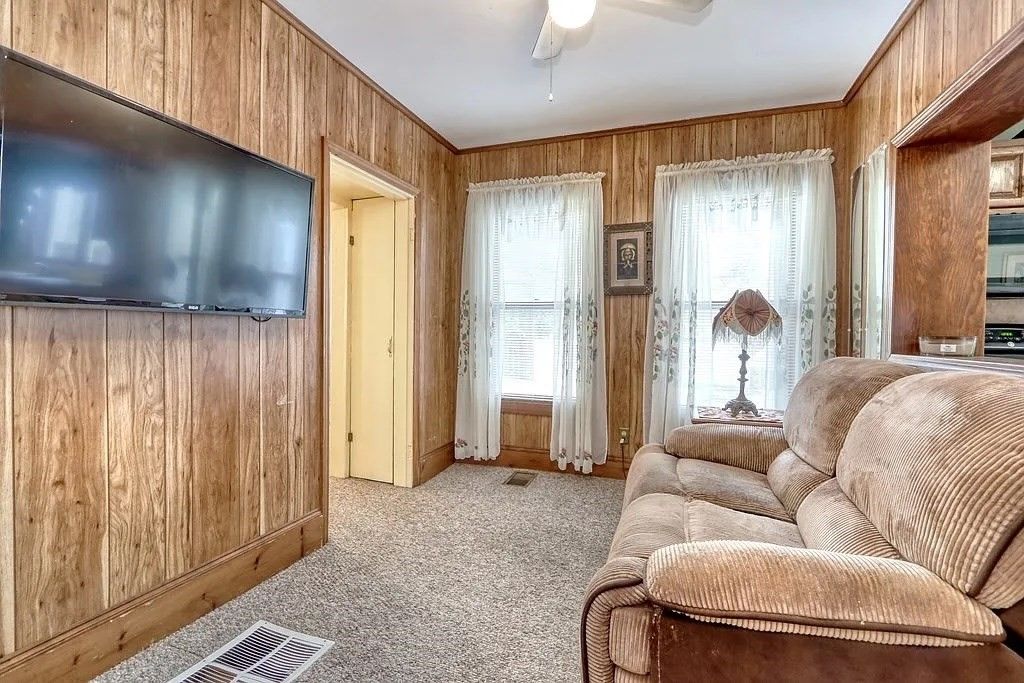 Interior, Living room, Wooden Walls