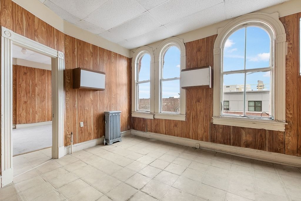 Empty room, Interior, Wooden Walls