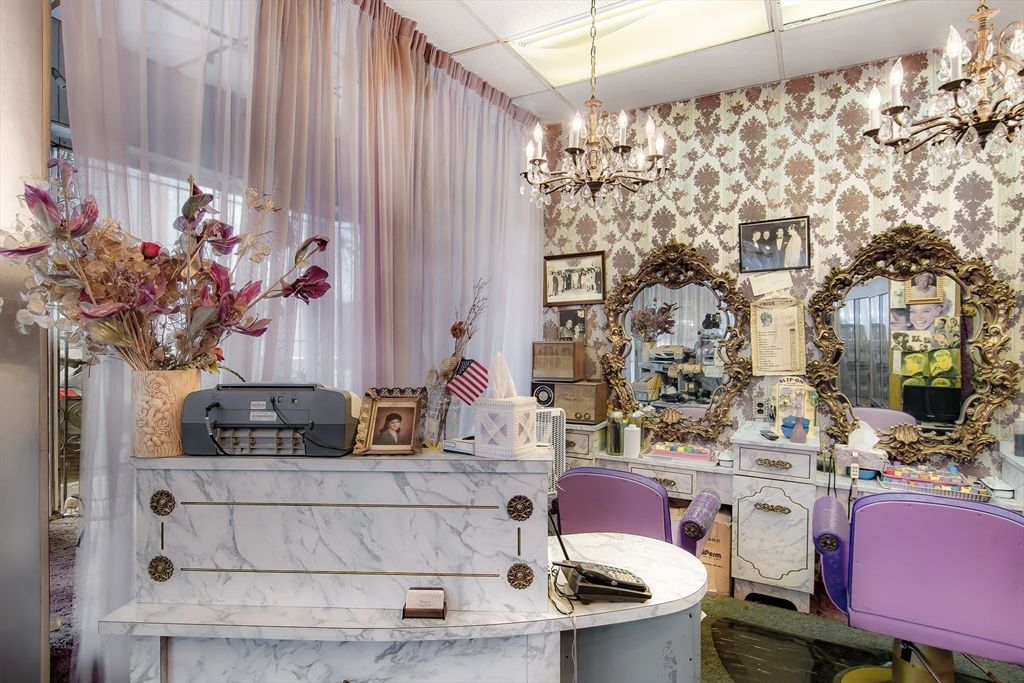 Bathroom, Chandelier, Interior