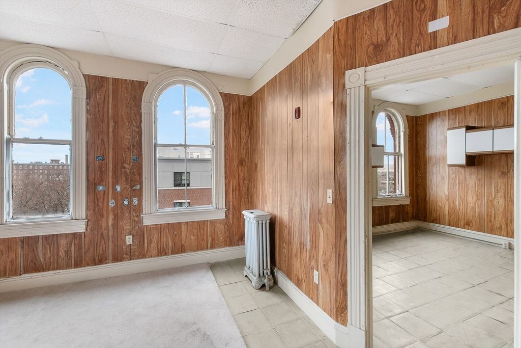Empty room, Interior, Water, Wooden Walls