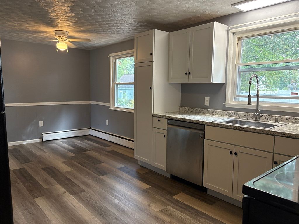 Interior, Kitchen, Wood Texture Flooring