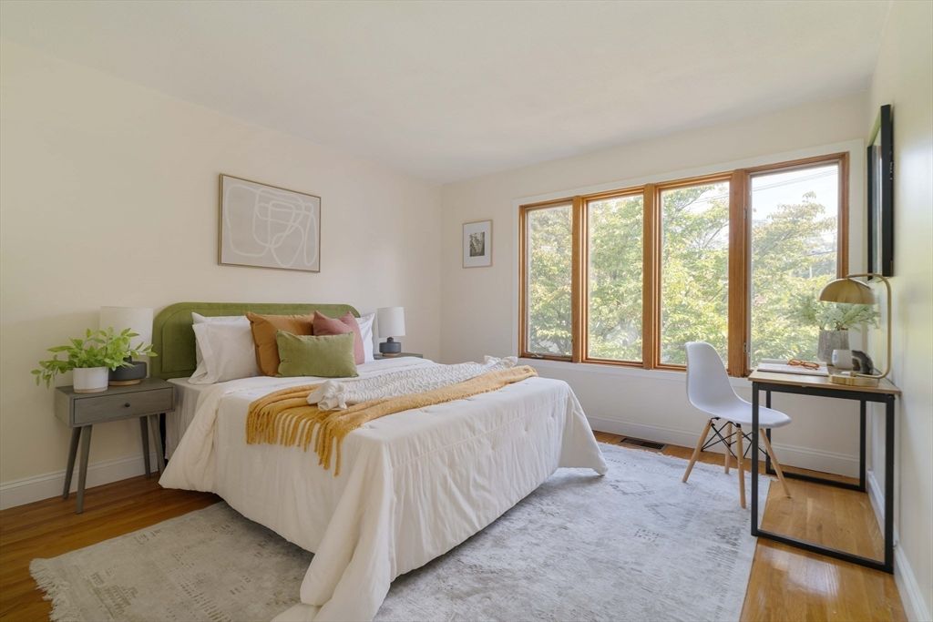 Bedroom, Home Office, Interior, Wood Texture Flooring