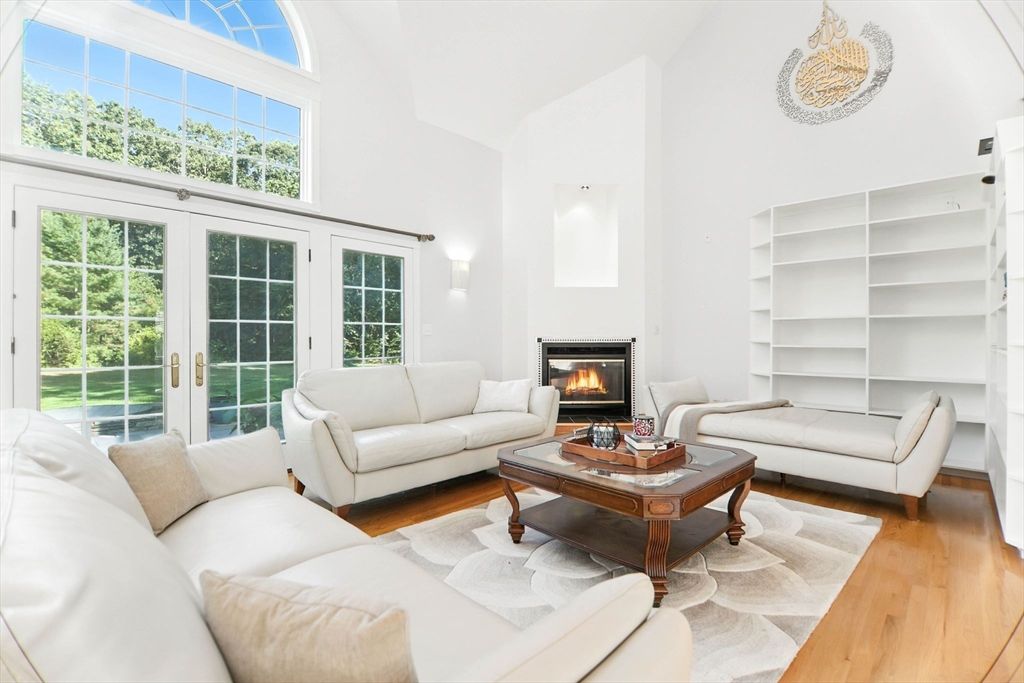 Fireplace, Interior, Living room, Wood Texture Flooring