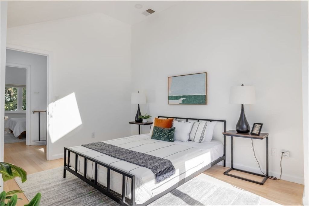 Bedroom, Interior, Wood Texture Flooring