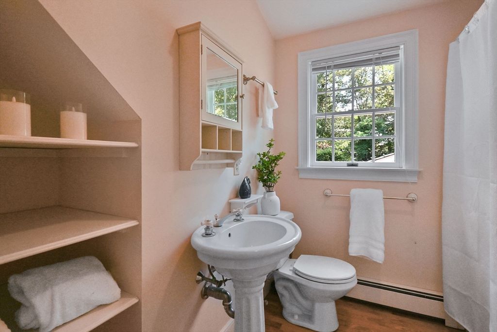 Bathroom, Interior, Wood Texture Flooring