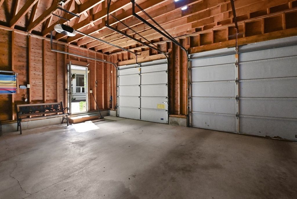 Garage, Interior, Wooden Beams, Wooden Ceilings, Wooden Walls