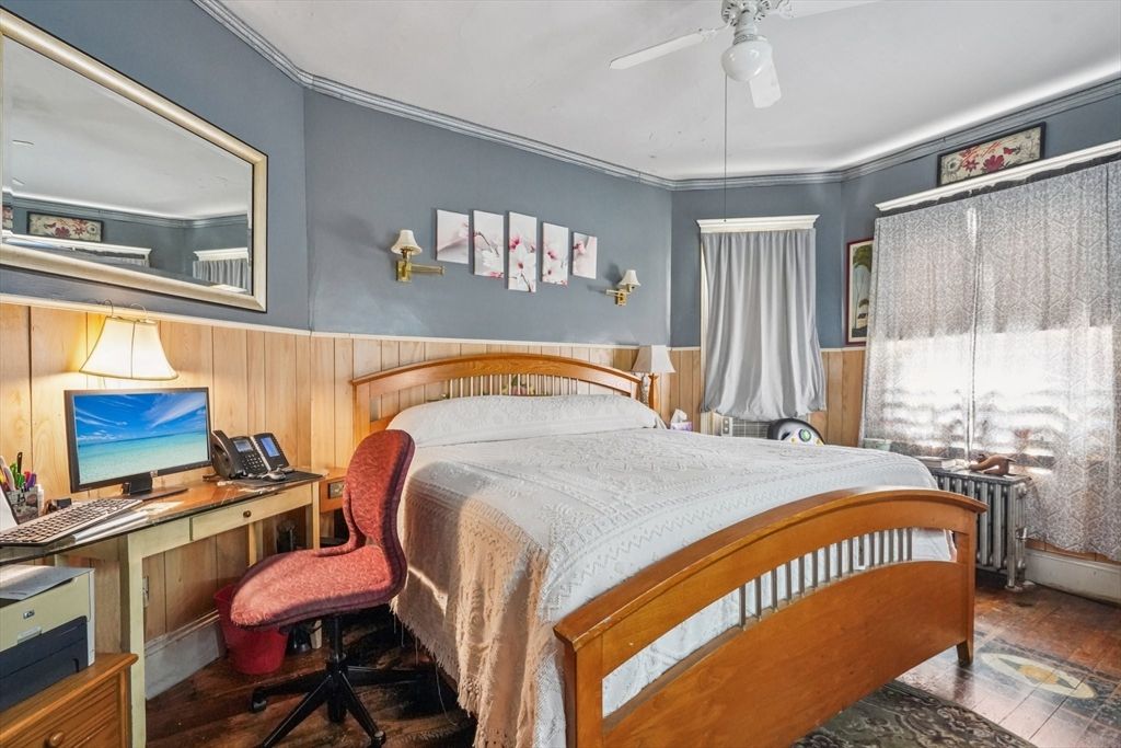 Bedroom, Home Office, Interior, Wood Texture Flooring