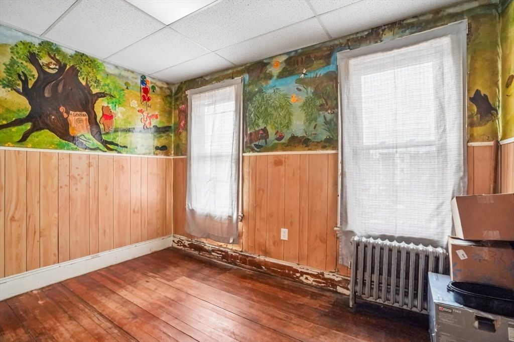 Empty room, Interior, Wood Texture Flooring