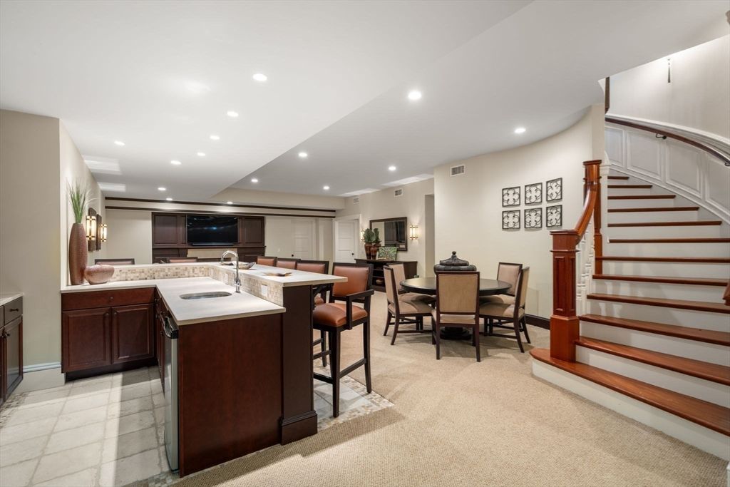 Dining room, Interior, Kitchen, Recessed Lighting