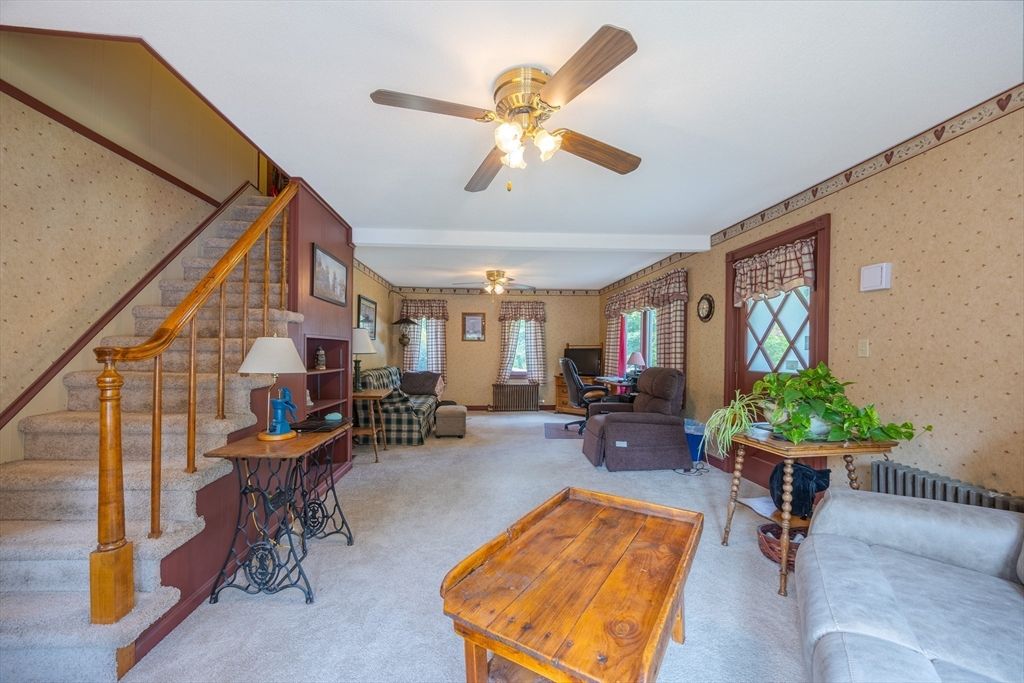 Interior, Living room, Stone Walls