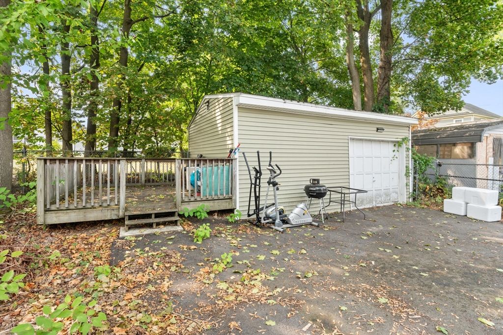Backyard, Detached Garage, Exterior