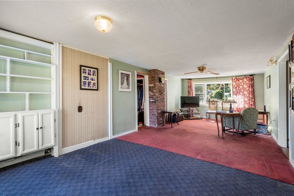 Interior, Living room, Stone Walls