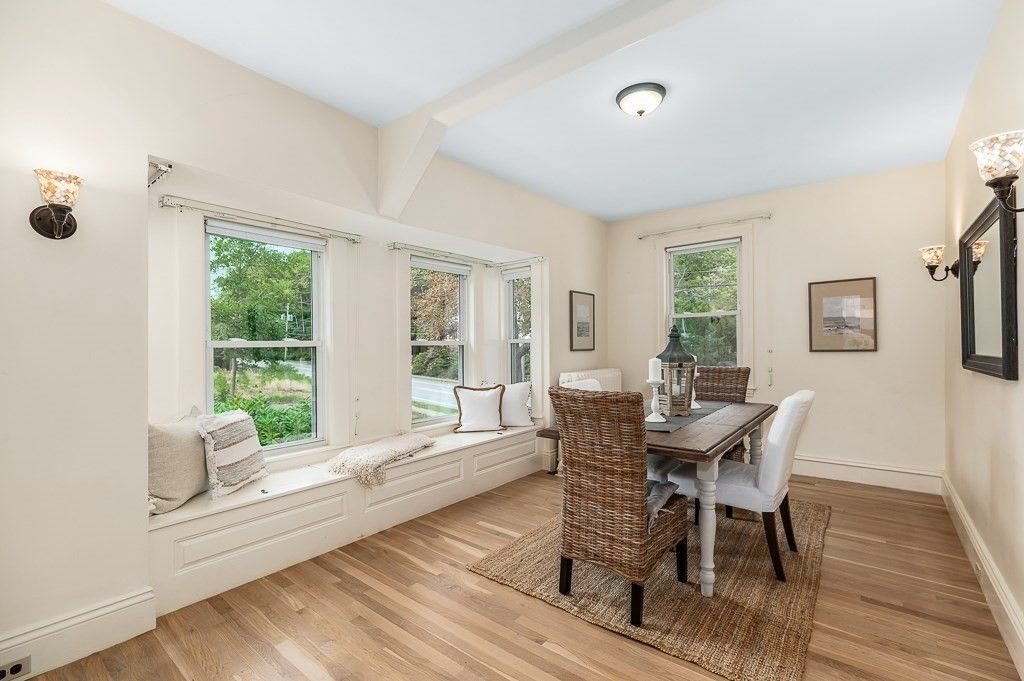 Dining room, Interior, Wood Texture Flooring