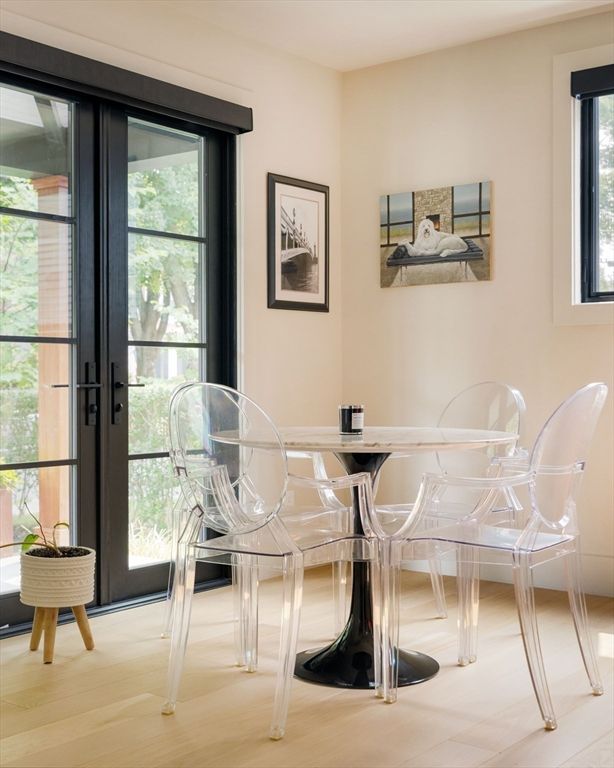 Dining room, Interior, Wood Texture Flooring