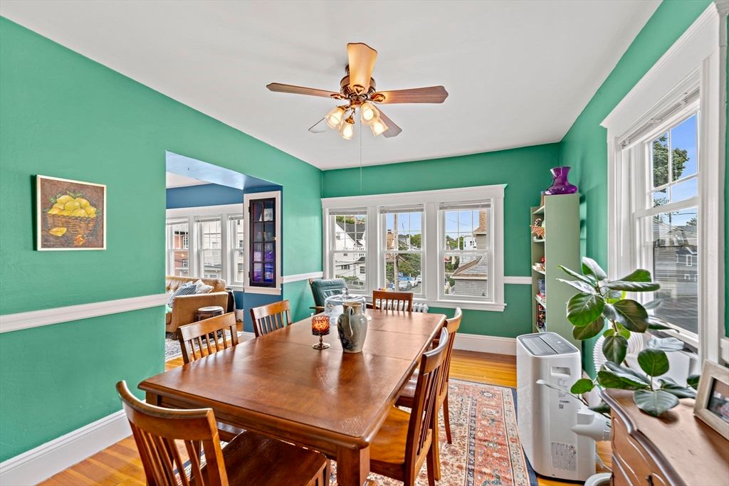 Dining room, Interior, Wood Texture Flooring