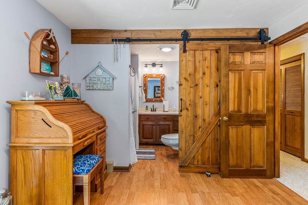 Bathroom, Interior, Wood Texture Flooring, Wooden Walls