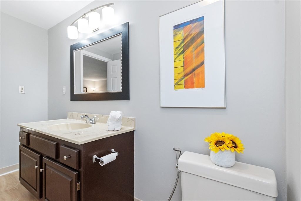 Bathroom, Interior, Wood Texture Flooring