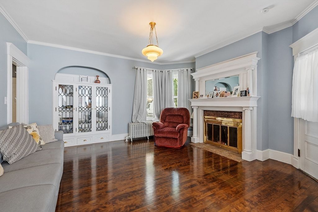 Fireplace, Interior, Wood Texture Flooring