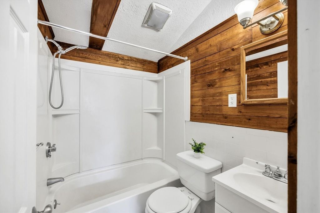 Bathroom, Interior, Wooden Walls