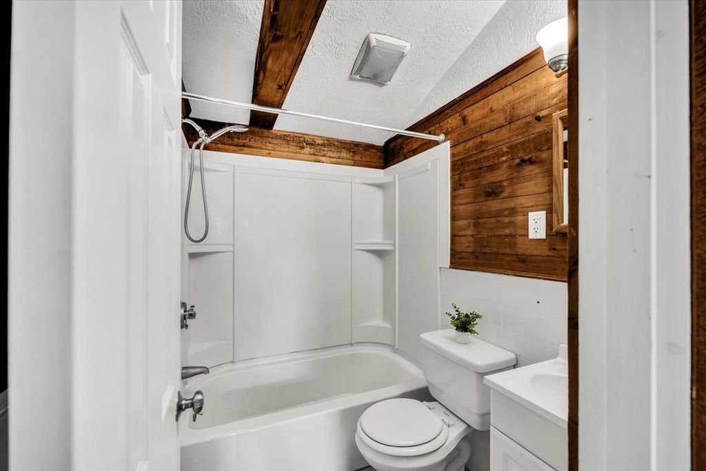 Bathroom, Interior, Wooden Walls