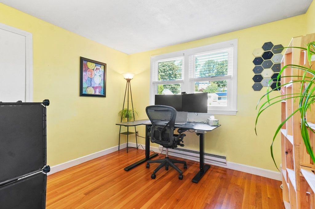 Home Office, Interior, Wood Texture Flooring