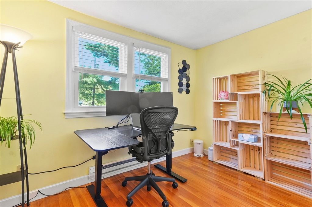 Home Office, Interior, Wood Texture Flooring