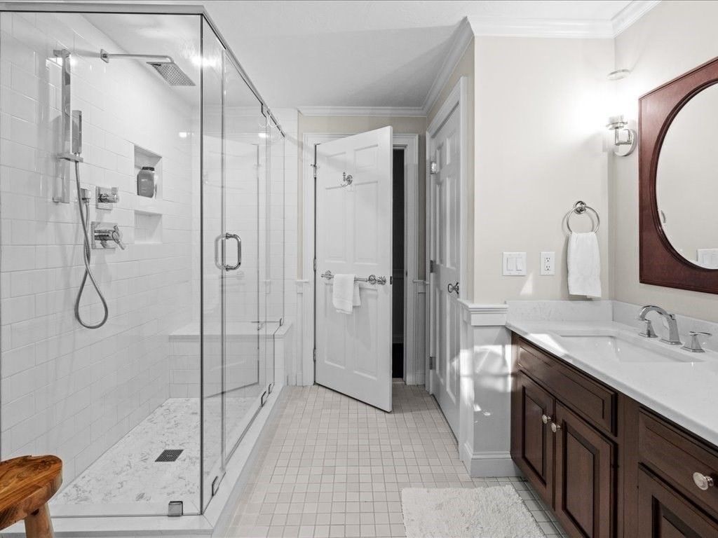 Bathroom, Glass Shower, Interior