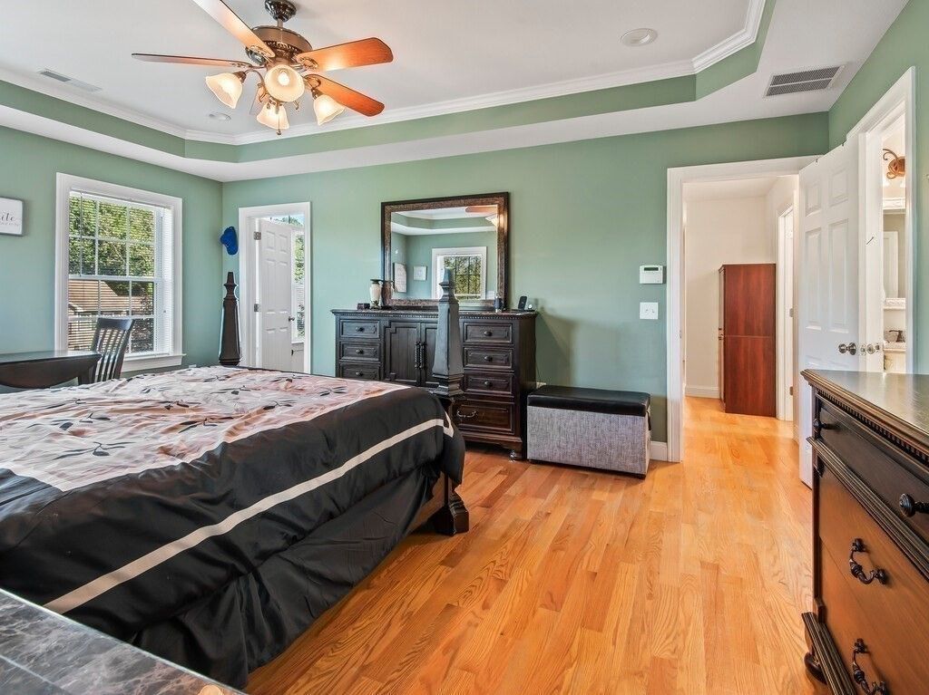 Bedroom, Interior, Wood Texture Flooring