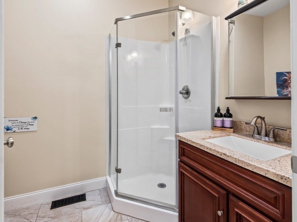 Bathroom, Glass Shower, Interior