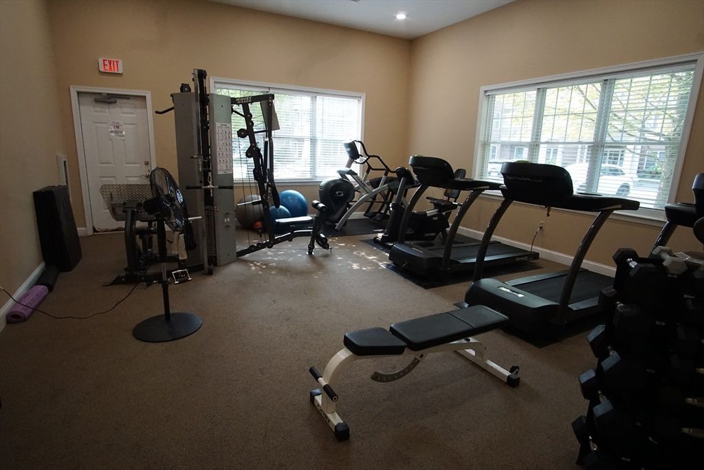 Fitness Equipment, Interior, Recessed Lighting