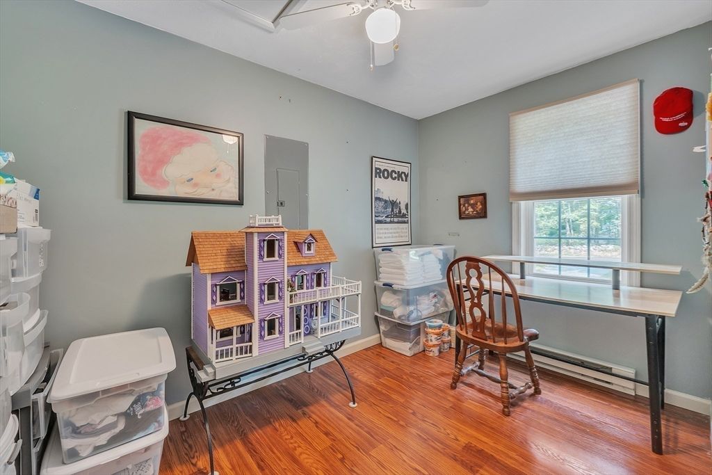 Home Office, Interior, Wood Texture Flooring